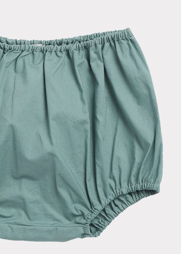 Baby Girls Cyan Cotton Bloomers Online now