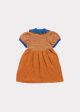 Baby Girls Caramel Knit Cotton Dress Online now