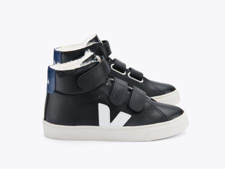 Boys & Girls Black  ESPLAR MID  Leather Shoes Hot on Sale