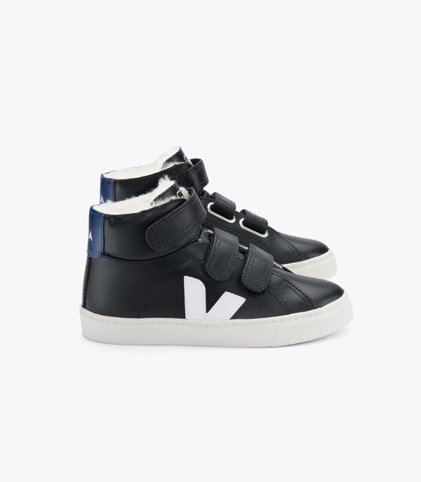 Boys & Girls Black  ESPLAR MID  Leather Shoes Hot on Sale