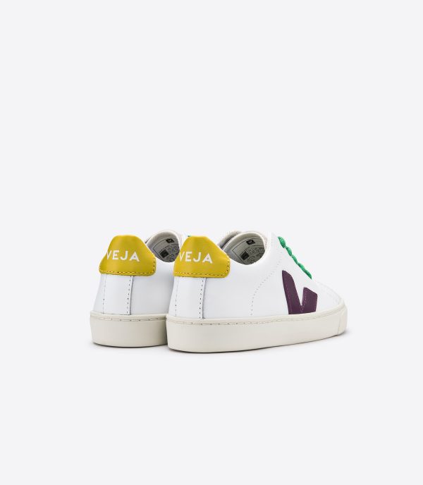 Boys & Girls White  V  Leather Shoes Online Sale