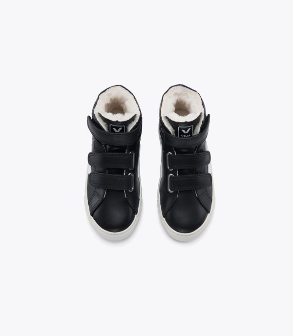 Boys & Girls Black  ESPLAR MID  Leather Shoes Hot on Sale