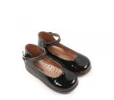 Baby Girls Black Cowhide Shoes on Sale