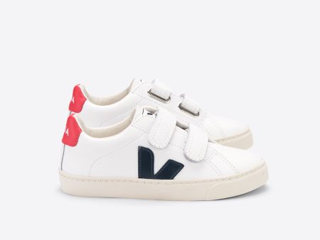 Boys White  Esplar  Velcro Leather Shoes For Sale