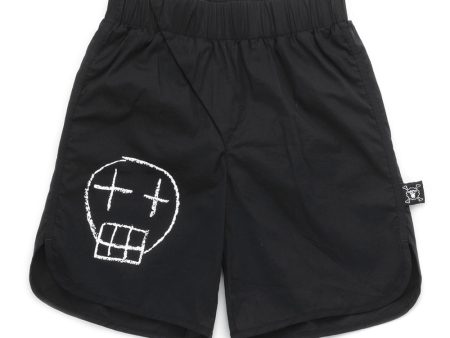 Baby Boys Black Skull Surf Shorts Sale