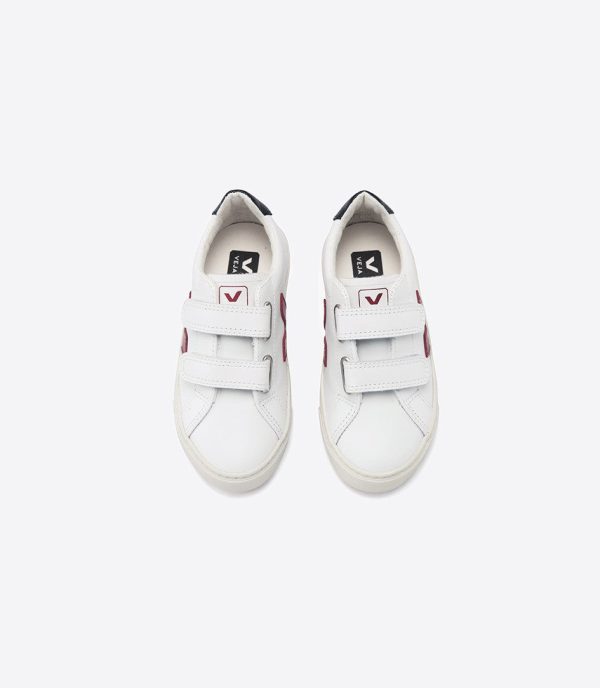 Baby Boys & Girls White  Esplar  Velcro Leather Shoes Online Hot Sale