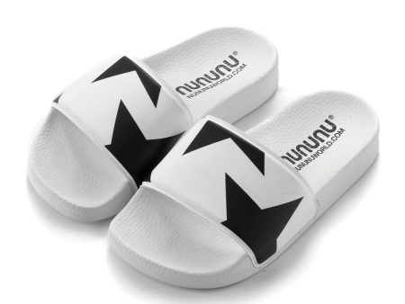 Girls White & Black Sandals For Cheap