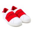 Girls White & Red Logo Shoes Online Sale