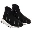 Boys & Girls Black Logo Sport Shoes Hot on Sale