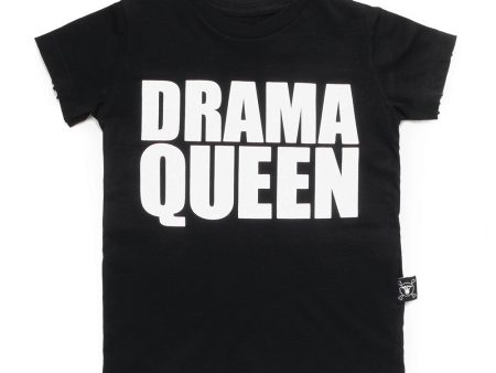 Baby Boys & Girls Black Queen Cotton T-shirt Hot on Sale