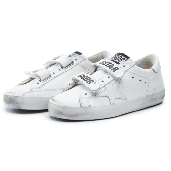 Baby Boys & Girls White Star Leather Shoes For Sale