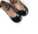 Baby Girls Black Cowhide Shoes on Sale