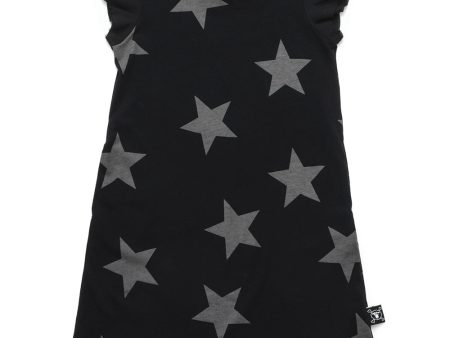 Baby Girls Black Star Cotton Dress Sale