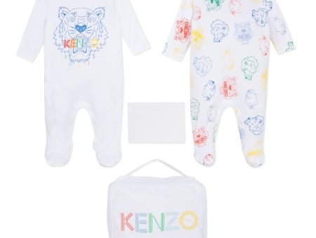 Baby Boys & Girls White Cotton Babysuit Gift Set Sale