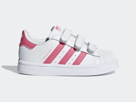 Baby Girls White & Pink  SUPERSTAR  Shoes For Sale