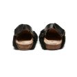 Boys & Girls Black Slippers With Ankle Strap Discount