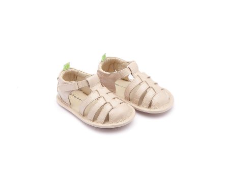 Baby Girls Beige Leather Sandals Online now