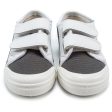 Baby Boys Dark Grey & White Shoes Supply