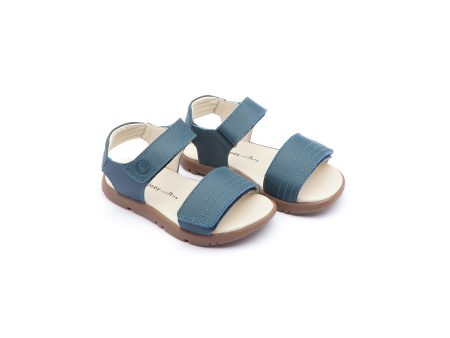 Boys Lake Blue Leather Sandals Hot on Sale