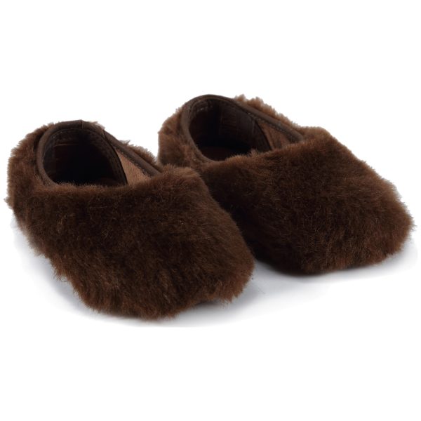 Baby Girls Dark Brown Shoes Online now