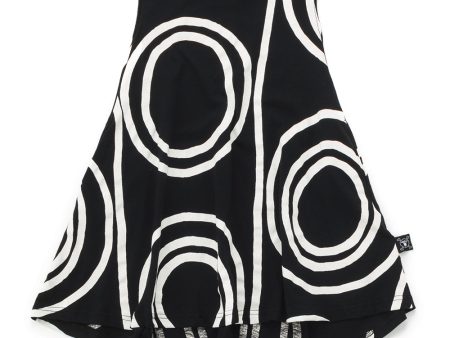 Baby Girls Black Light Circle Cotton Dress Supply