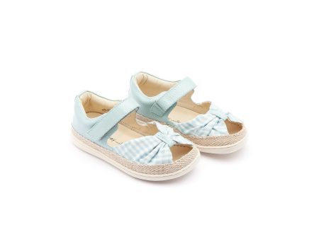 Baby Girls Cyan Canvas Sandals Hot on Sale