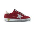 Baby Boys & Girls Red & Silver Star Leather Shoes For Sale