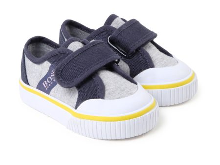 Baby Boys Grey Basket Shoes Fashion