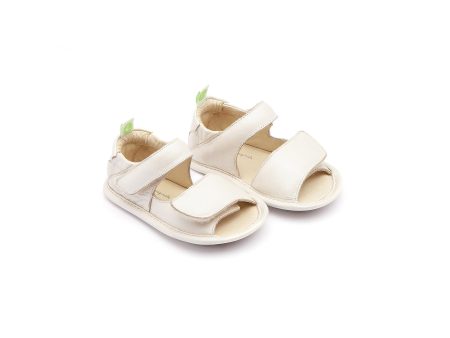 Baby Girls White Leather Sandals For Discount