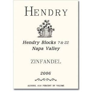 Hendry Ranch Zinfandel Napa Valley Blocks 7 & 22  2019 (750ml) Hot on Sale